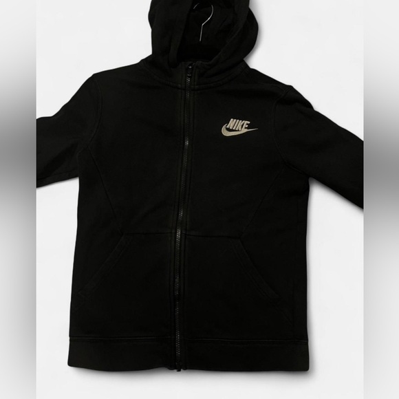 Nike Other - ike Boys Black Full Zip Hoodie Size Large
